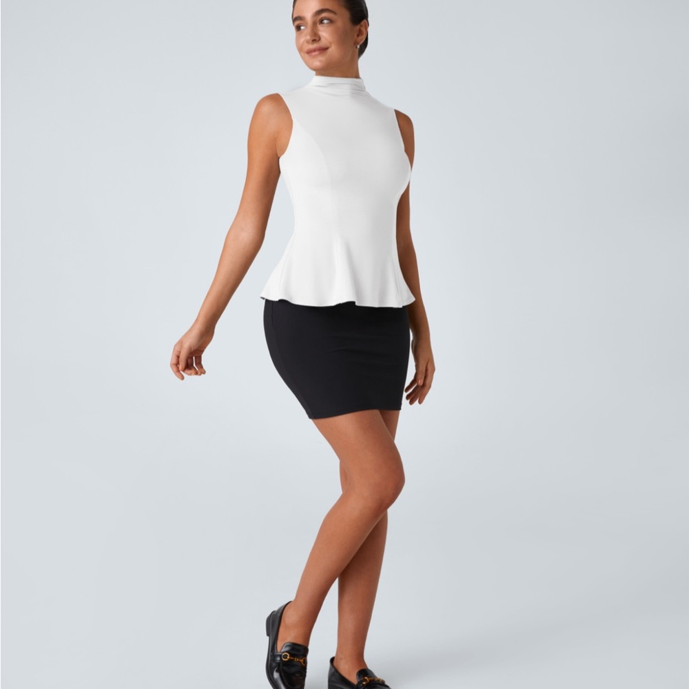 HALARA White Work Tank Top
